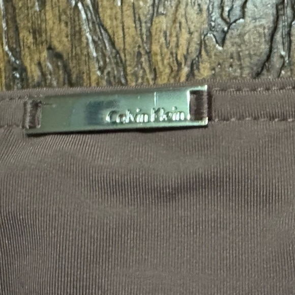 Calvin Klein Bikini Bottom Size Large in Smoke (like milk chocolate brown) NWT - Picture 5 of 7